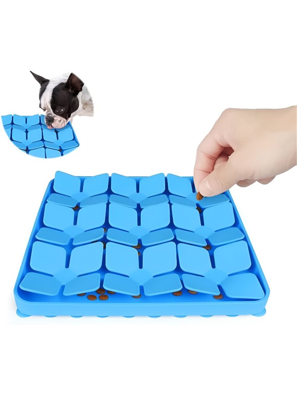 Snuffle Mat, Silicone Interactive Dog Mat, Foraging Skills and Stress Relief
